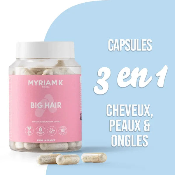 Big Hair Gélules - Booster Pousse Cheveux 30j